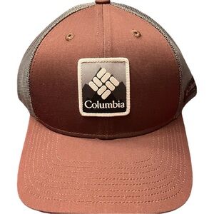 Men’s Columbia Snapback Hat Mens Columbia Trucker Hat Mesh Backing Ball Cap OSFA
